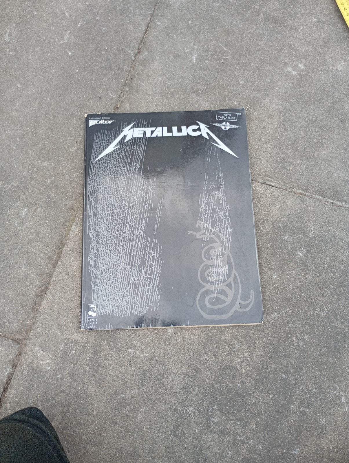 Vintage 90s Metallica - The Black Album Tabbook, Ophalen of Verzenden, Gebruikt, Boek, Tijdschrift of Artikel