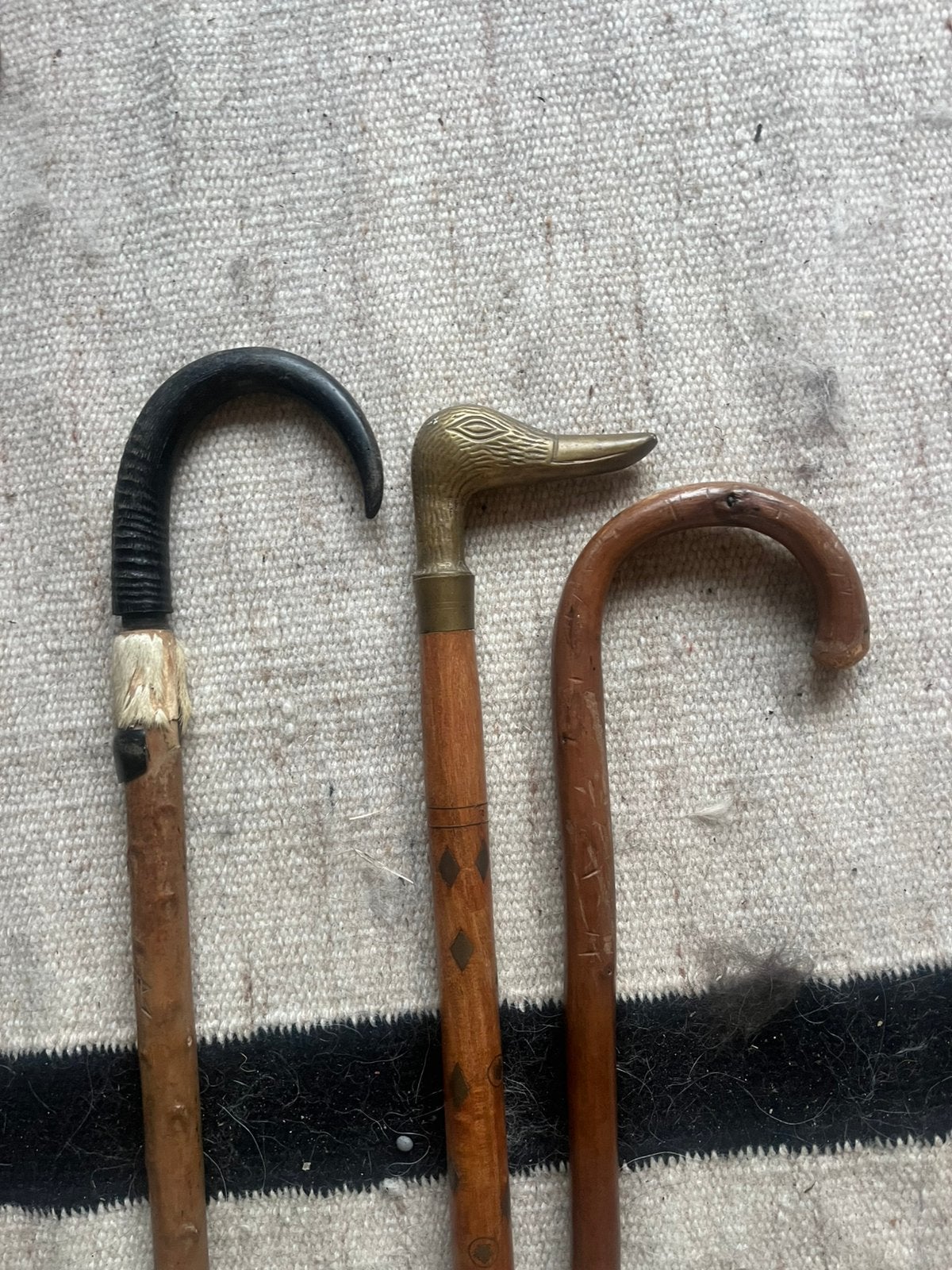Drie wandelstokken, Ophalen of Verzenden, Zo goed als nieuw