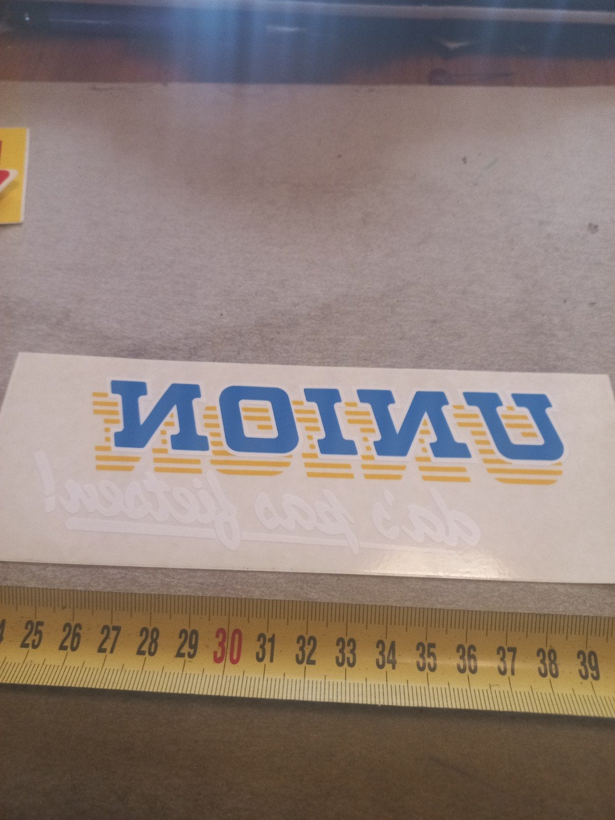 Union fietssticker -, Ophalen of Verzenden, Nieuw