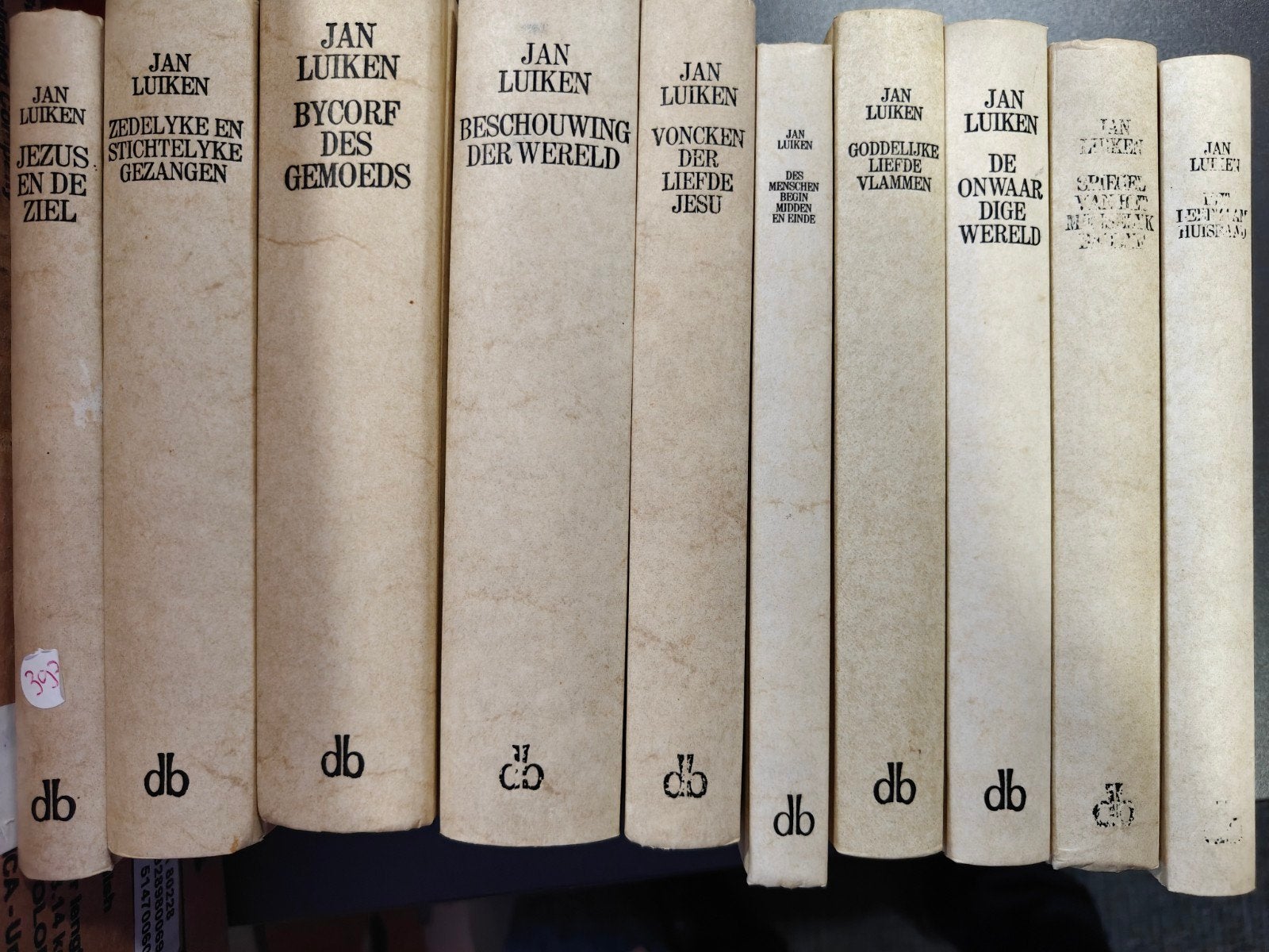 Nr. 397 Jan Luiken - 10 deeltjes., Boeken, Ophalen of Verzenden, Gelezen, Jan Luyken, Christendom | Protestants