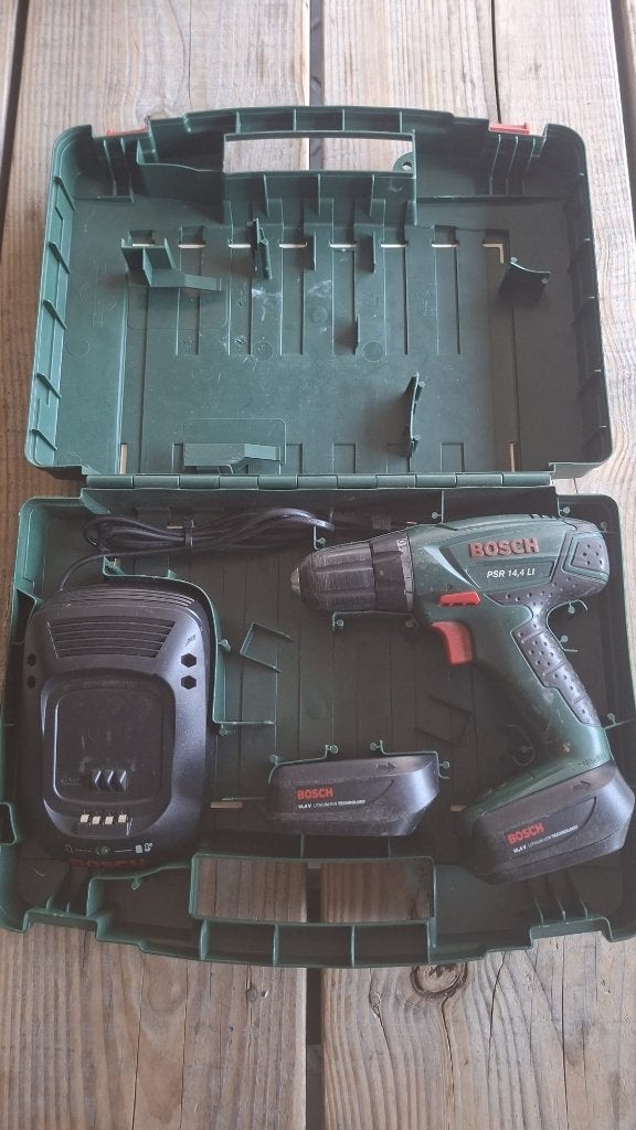 Bosch PSR.14.4 Li accuboormachine accuboor boormachine boor, Ophalen of Verzenden, Gebruikt, 600 watt of meer, Boormachine