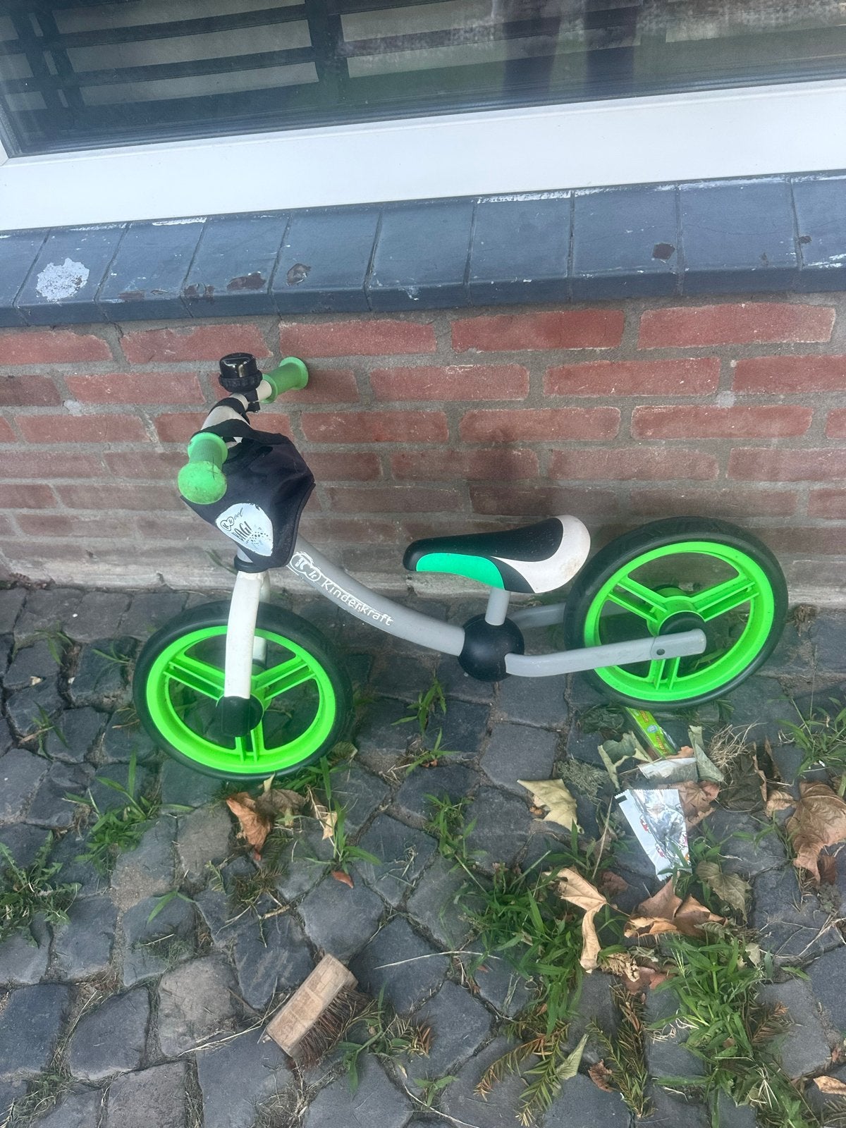 Kinderkraft Loopfiets - Grijs/Groen, Ophalen, Gebruikt, Loopfiets