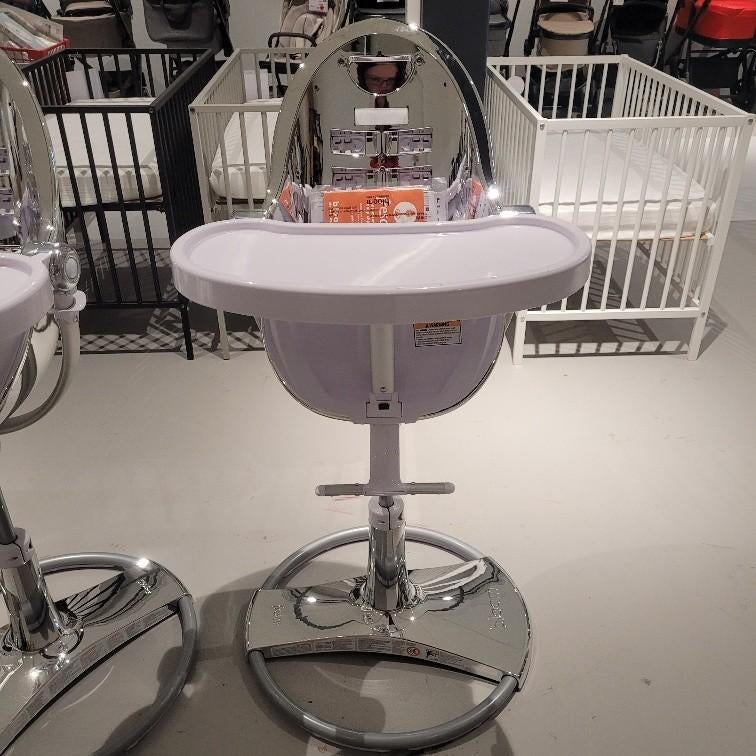 Bloom Fresco Chrome Frame Silver, Kinderen en Baby's, Kinderstoelen, Ophalen, Meegroeistoel, Afneembaar eetblad