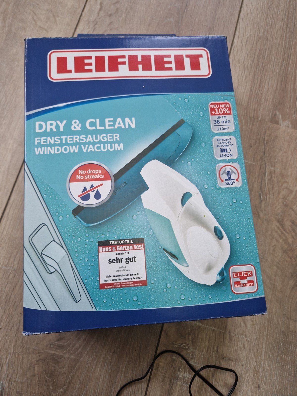 Leifheit Raamzuiger Dry & Clean - Voor Streeploze Ramen, Ophalen of Verzenden, Raamwisser of Trekker