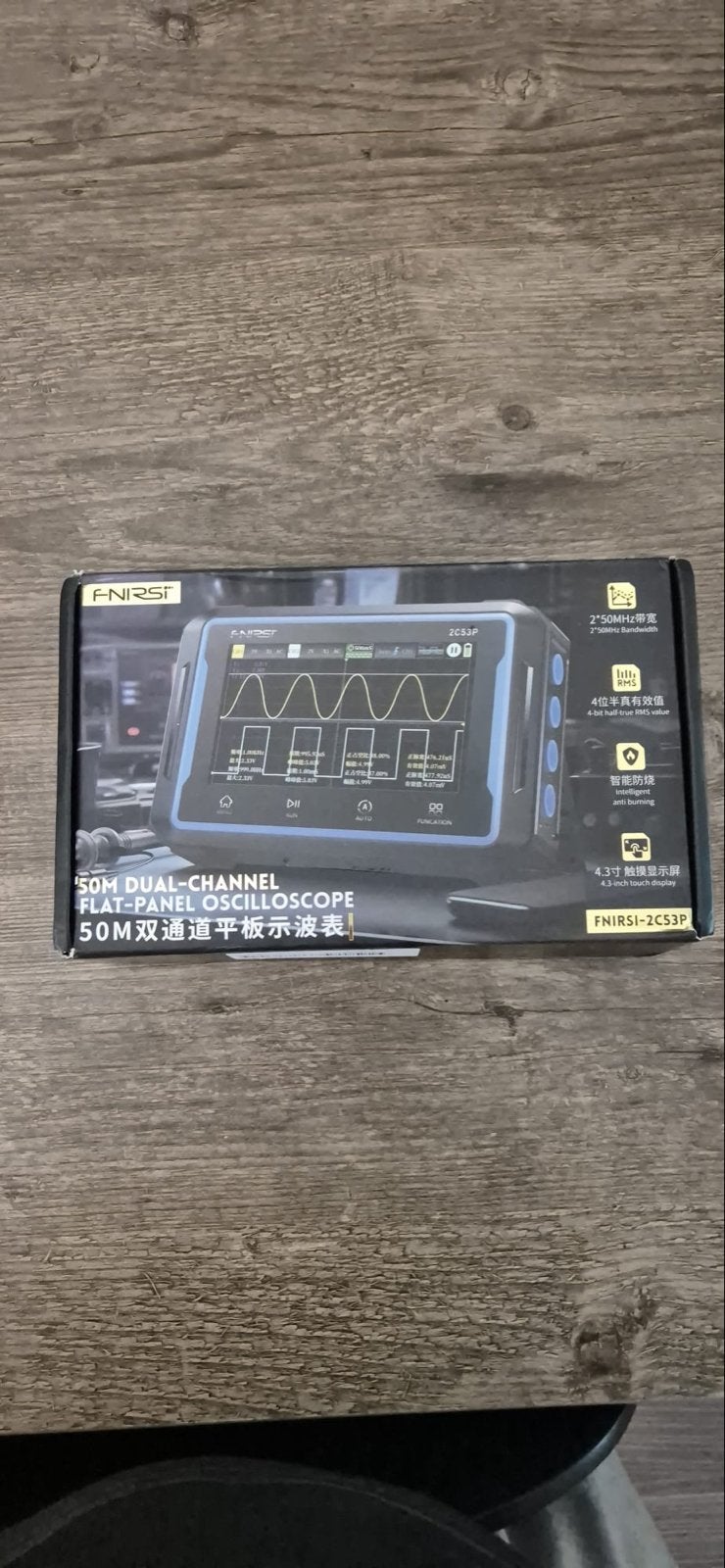 FNIRSI 2C53P Dual-Channel Oscilloscoop Multimeter, Doe-het-zelf en Verbouw, Meetapparatuur, Ophalen, Zo goed als nieuw, Multimeter