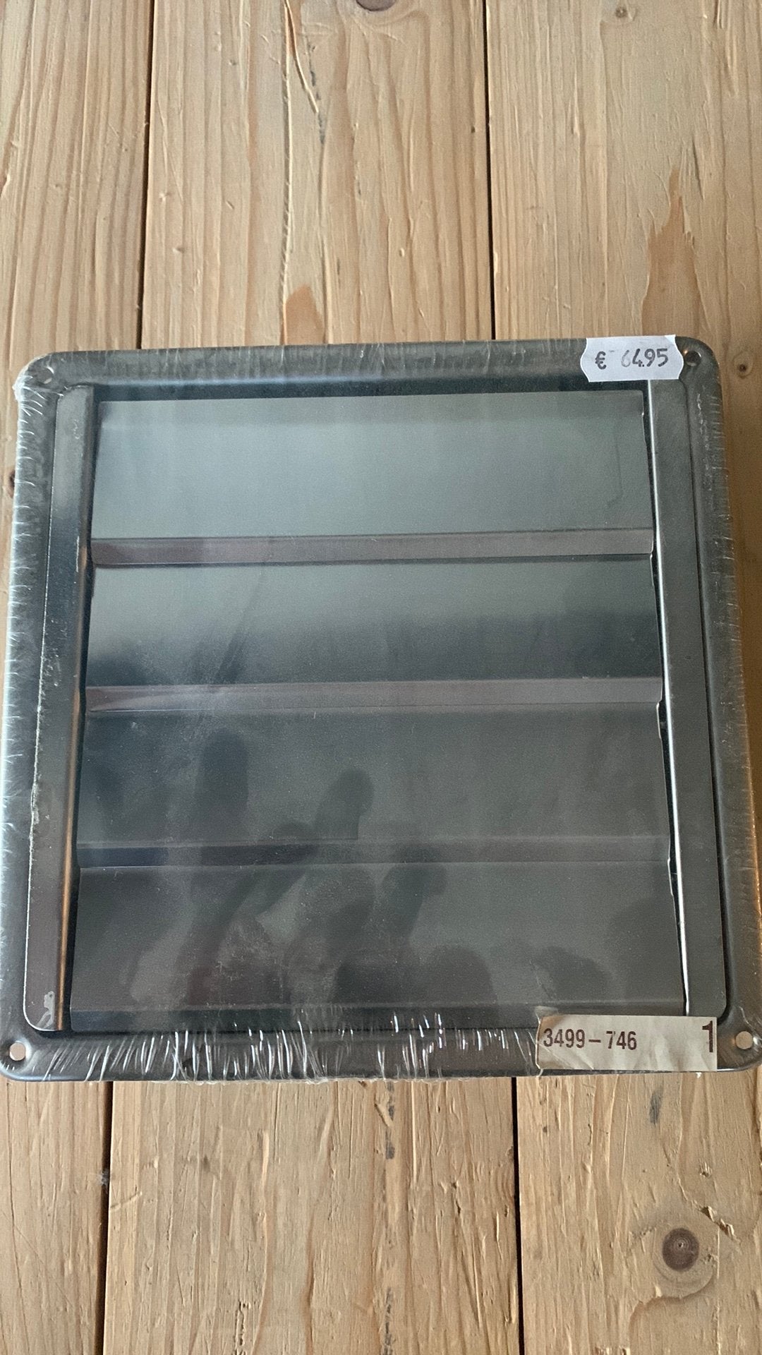 Nedco RVS lamellenrooster Ø150 mm – Gevelrooster – Nieuw, Nieuw, Ophalen of Verzenden, X, X