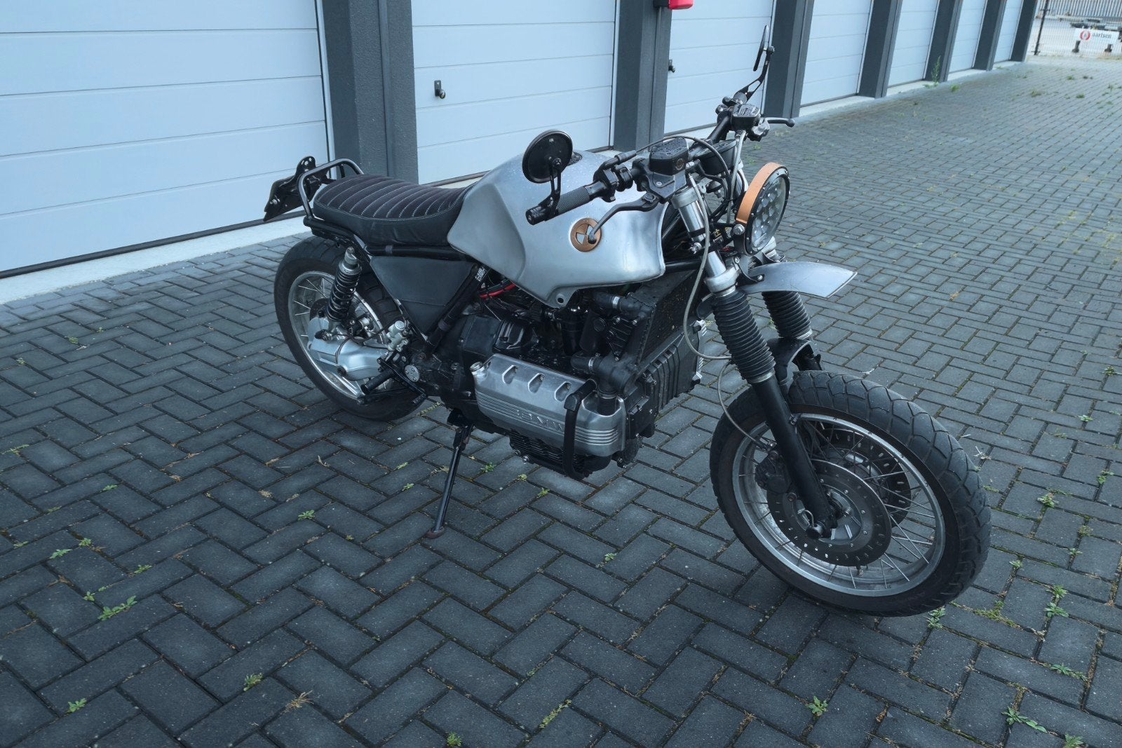 BMW K100 Custom Scrambler | Spaakwielen | Motogadget, Motoren, Motorrijbewijs A, Particulier, Cardan-aandrijving, Handgeschakeld