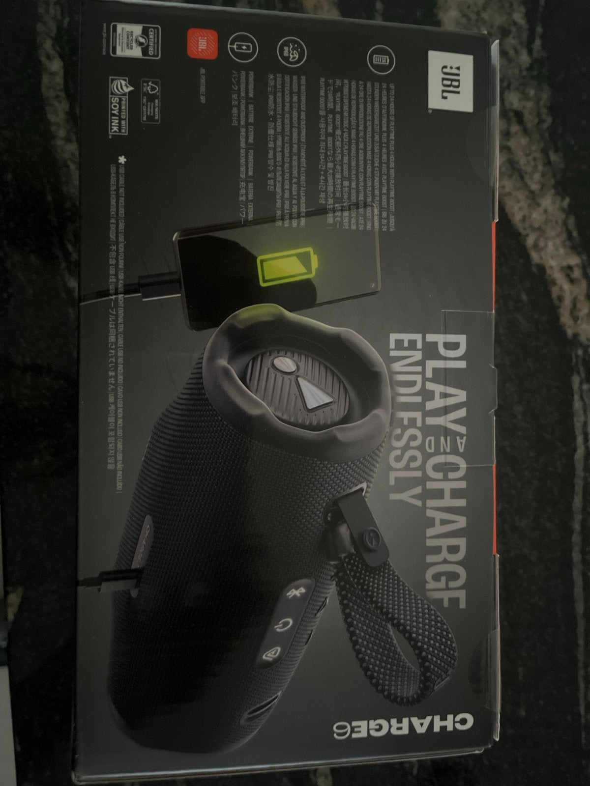 Foto 3 van JBL Charge 6 Draagbare Bluetooth Speaker - Nieuw in Doos
