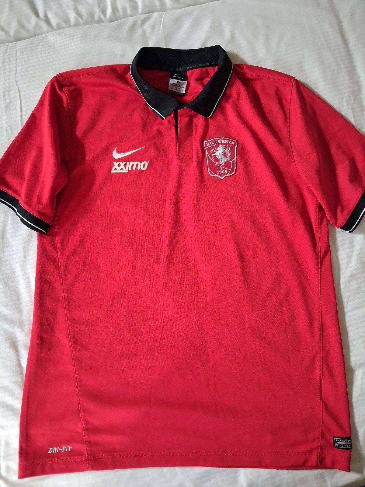 FC Twente Enschede shirt polo Maat L Nike Dri-Fit, Maat L, Ophalen of Verzenden, Zo goed als nieuw, Shirt