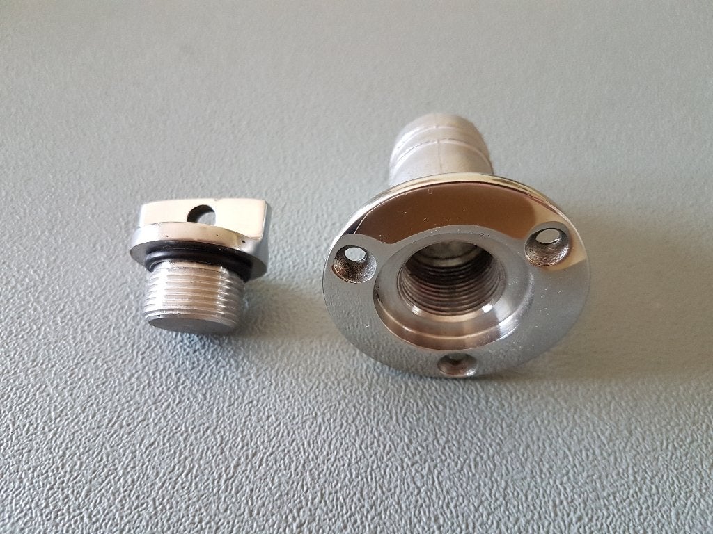 011026GR Suzuki RVS loospijp voor RIB modellen. € 20,95, Watersport en Boten, Accessoires en Onderhoud, Ophalen of Verzenden, Nieuw
