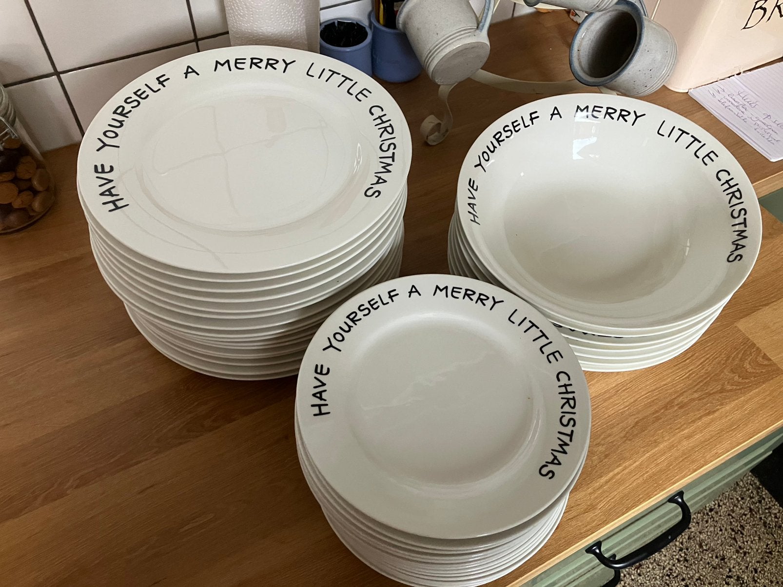 Kerstservies, Diversen, Ophalen, Zo goed als nieuw
