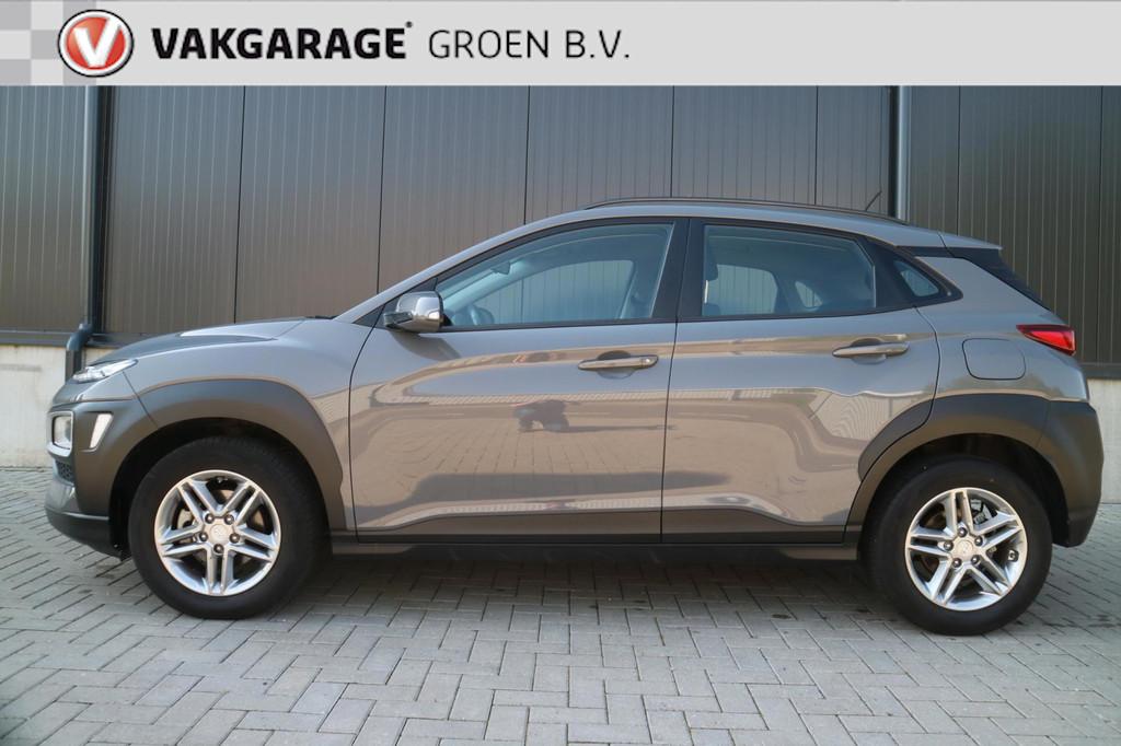Hyundai KONA 1.0 T-GDI camera / cruise / climate / trekhaak, Voorwielaandrijving, Stof, Gebruikt, Handgeschakeld
