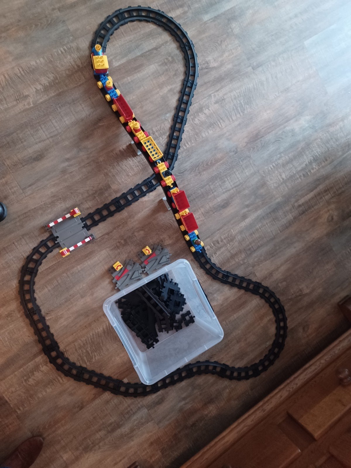 treinset van lego duplo, Gebruikt, Zelf te bouwen, Handmatig, Ophalen