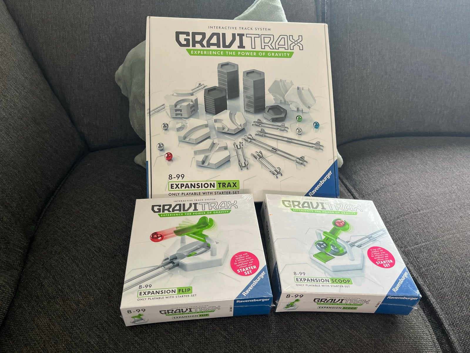 GraviTrax Starter Set + 2 uitbreidingen (nieuw), Ophalen of Verzenden, Nieuw, Bouwen