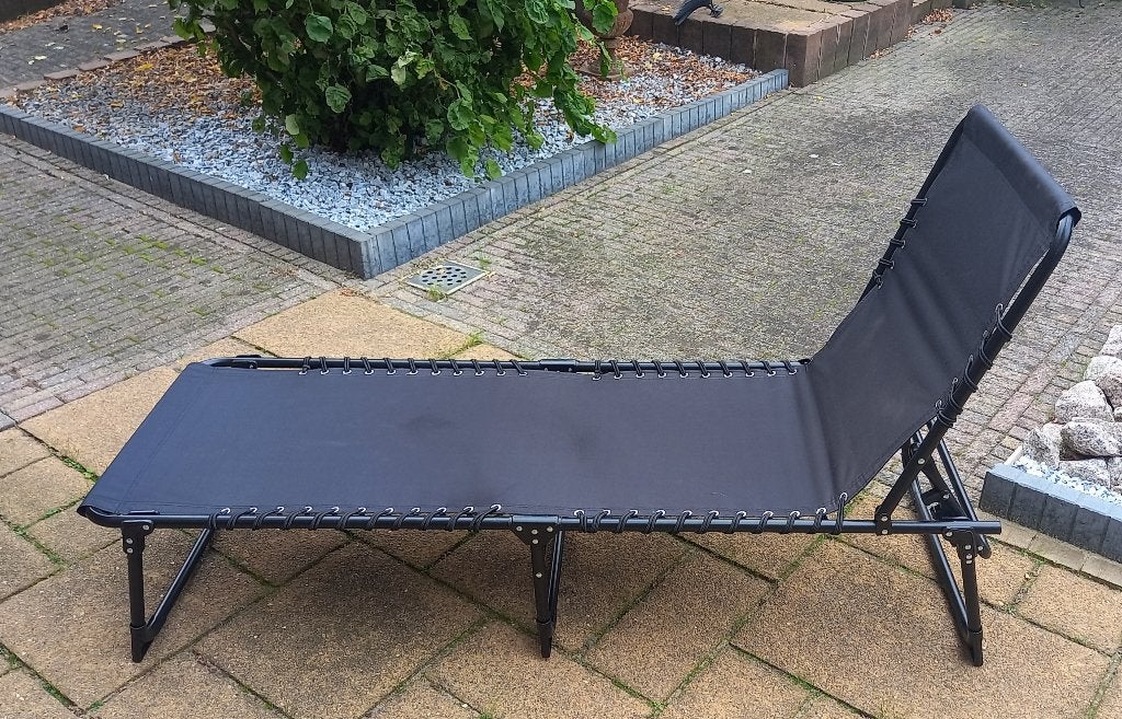 Stretcher, Tuin en Terras, Ophalen, Zo goed als nieuw, Inklapbaar