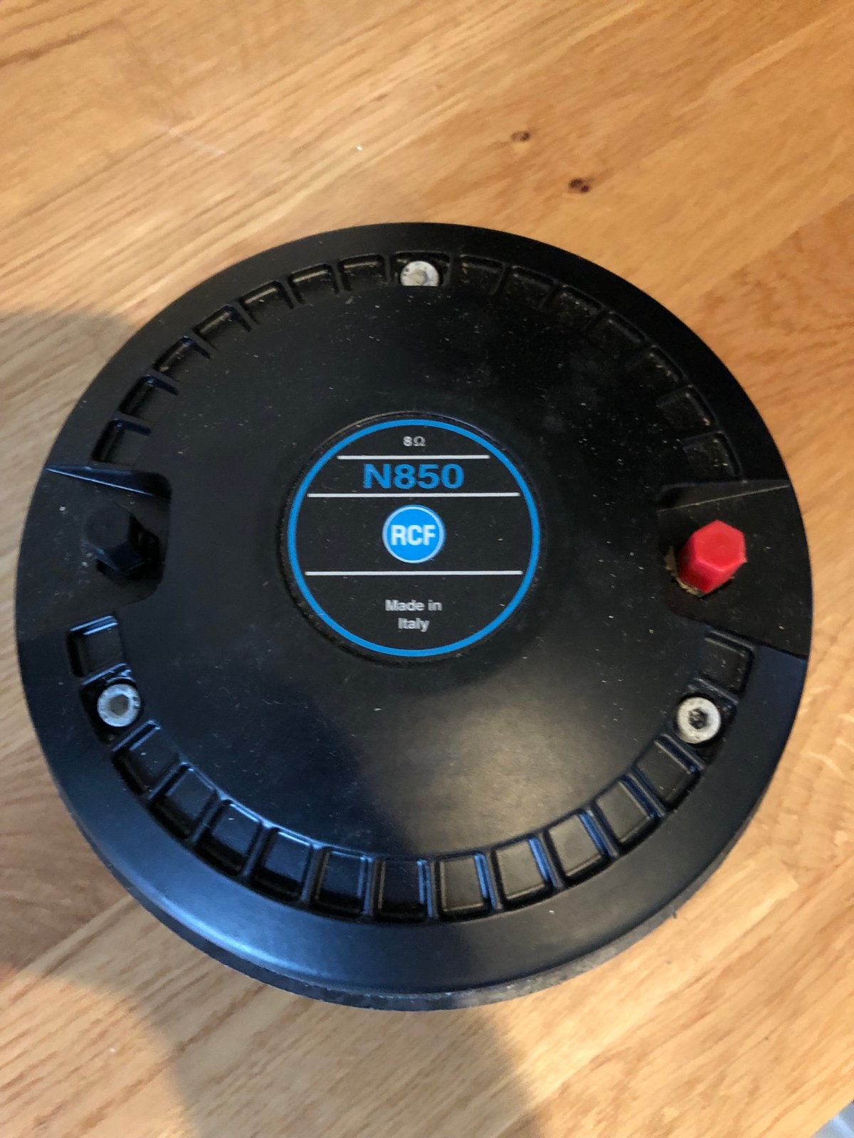 RCF N850 8 Ohm compressiedriver - Nieuw-Made in Italy, Ophalen of Verzenden, Gebruikt, Overige typen, Overige merken