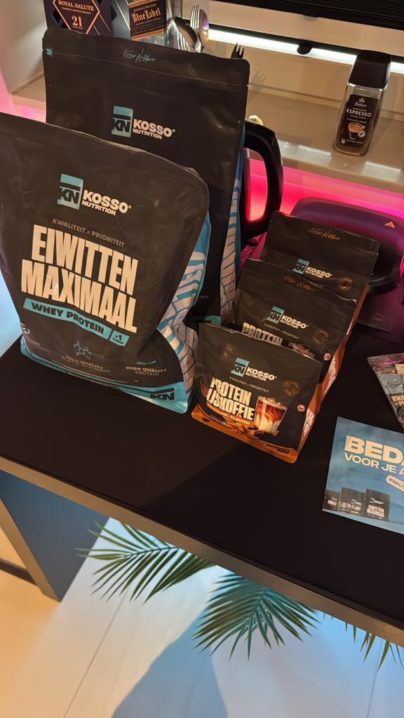 Kosso Nutrition Eiwitten Maximaal & Proteïne IJskoffie, Ophalen, Nieuw, Overige typen