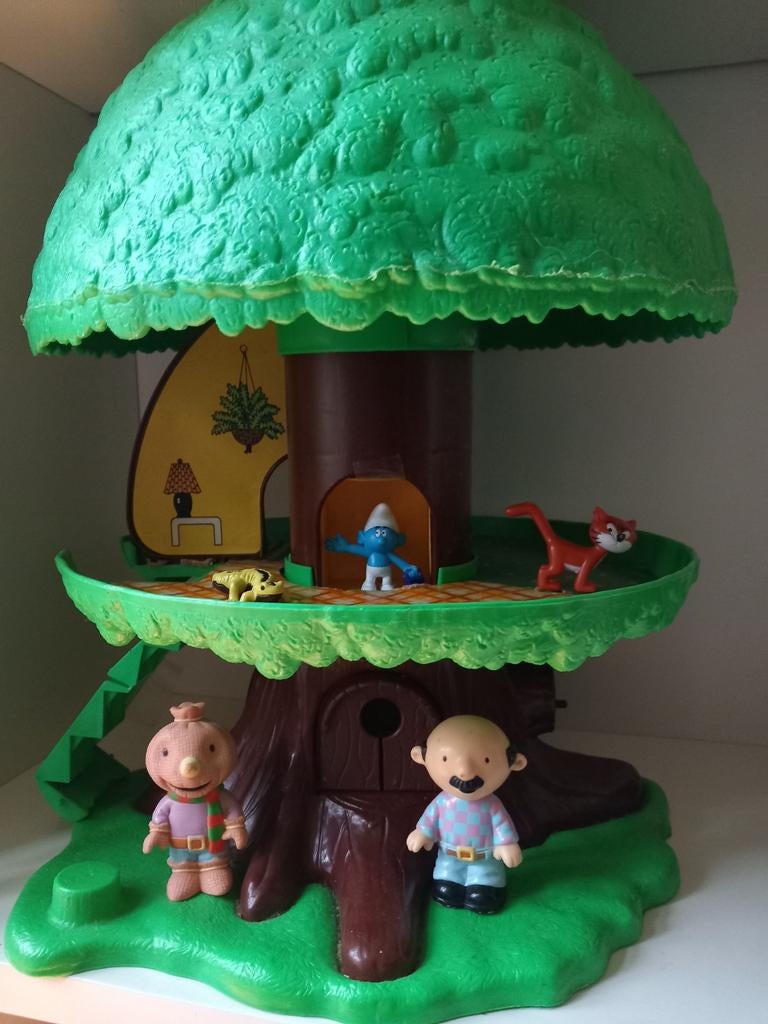 Vintage clorofil speelboom met veel originele meubeltjes, Verzenden, Gebruikt, Toebehoren