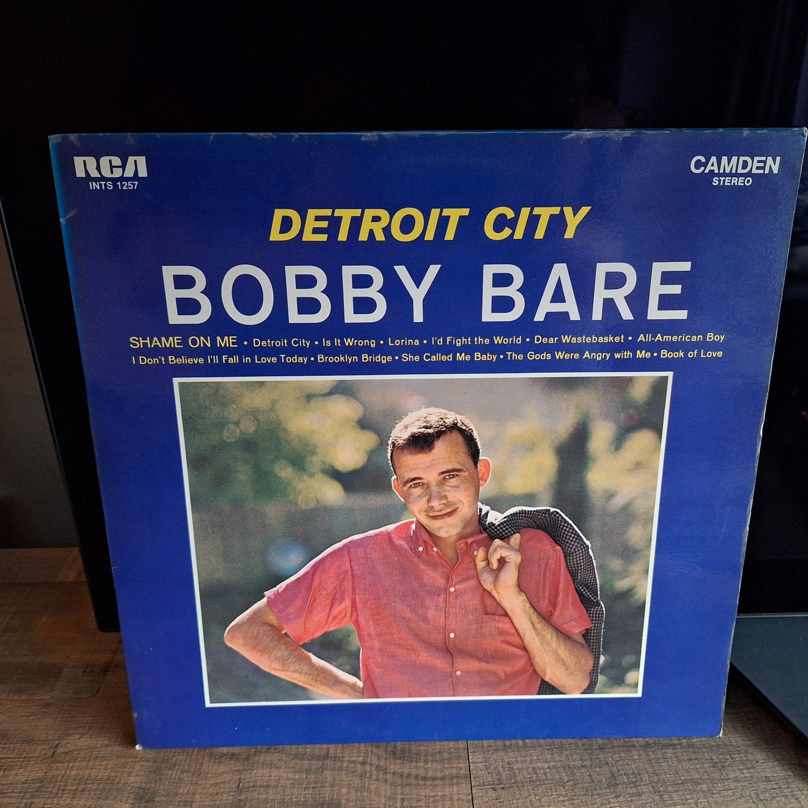 Bobby bare detroit city, LP, Gebruikt, Ophalen of Verzenden, 12 inch
