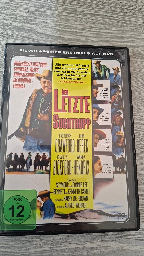 Der letzte Suchtrupp western dvd, Ophalen of Verzenden, Zo goed als nieuw, Engels