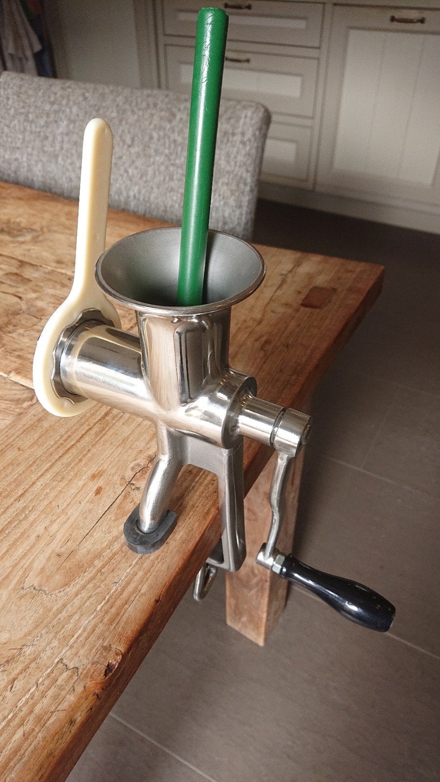 Hurricane BL-30 Tarwegras Juicer - RVS, Ophalen of Verzenden, Zo goed als nieuw, Handmatig, Slowjuicer