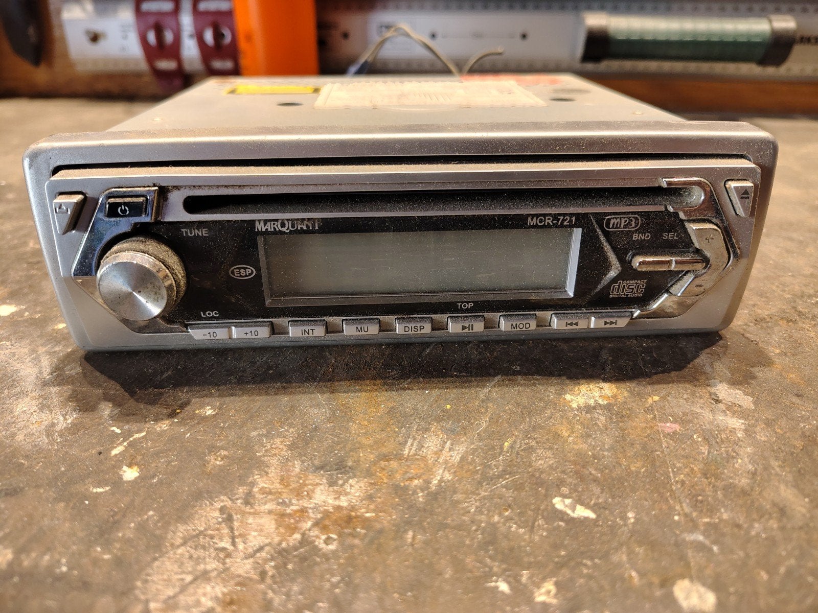 Retro Marquant radio-cd speler, Ophalen of Verzenden, Gebruikt