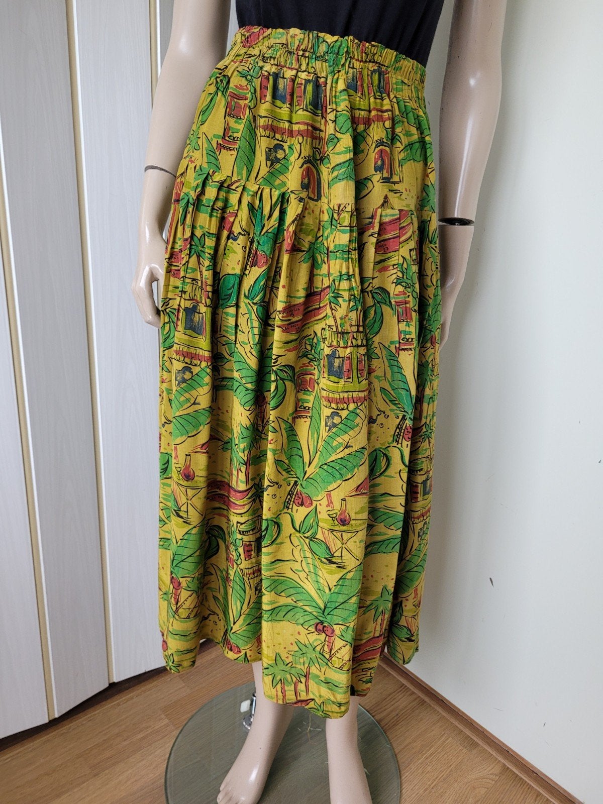 Tuzzi maxi rok print zomer maat 38/M, Kleding | Dames, Rokken, Maat 38/40 (M), Ophalen of Verzenden, Zo goed als nieuw, Onder de knie