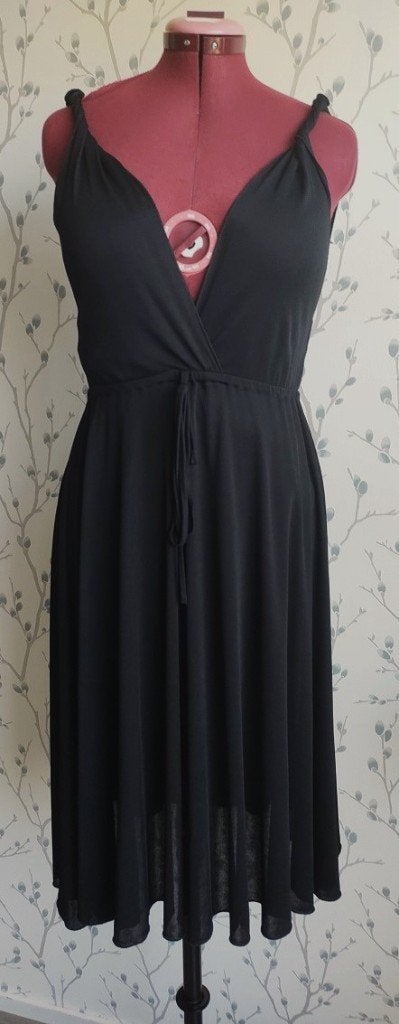 TWIN-SET SIMONA BARBIERI zwart Feest/ Zomer-Jurkje maat M, Kleding | Dames, Maat 38/40 (M), Zwart, Cocktailjurk, Zo goed als nieuw