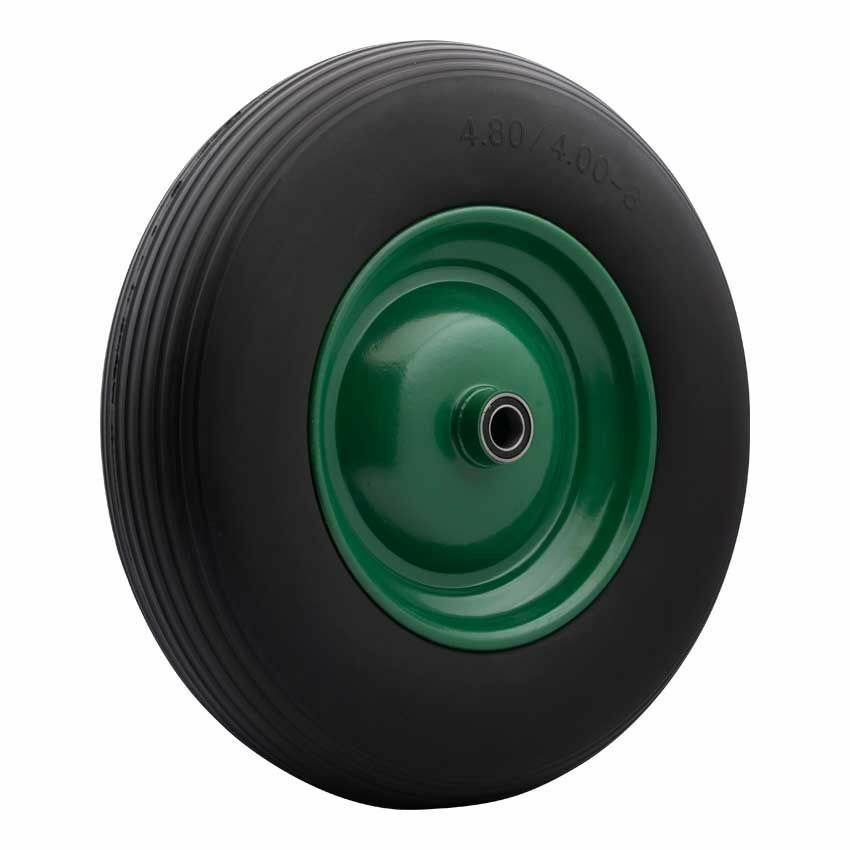 Kruiwagenwiel 4.00x8 PU anti-lek metalen velg, Ophalen of Verzenden