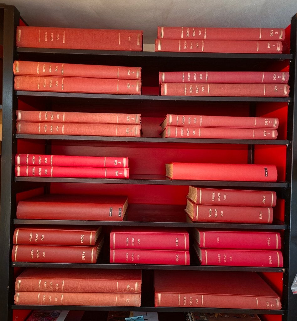 Unieke partij Muziekkrant OOR jaargangen (1975-1989)Gebonden, Boeken, Ophalen, Gelezen, Muziek, Film of Tv