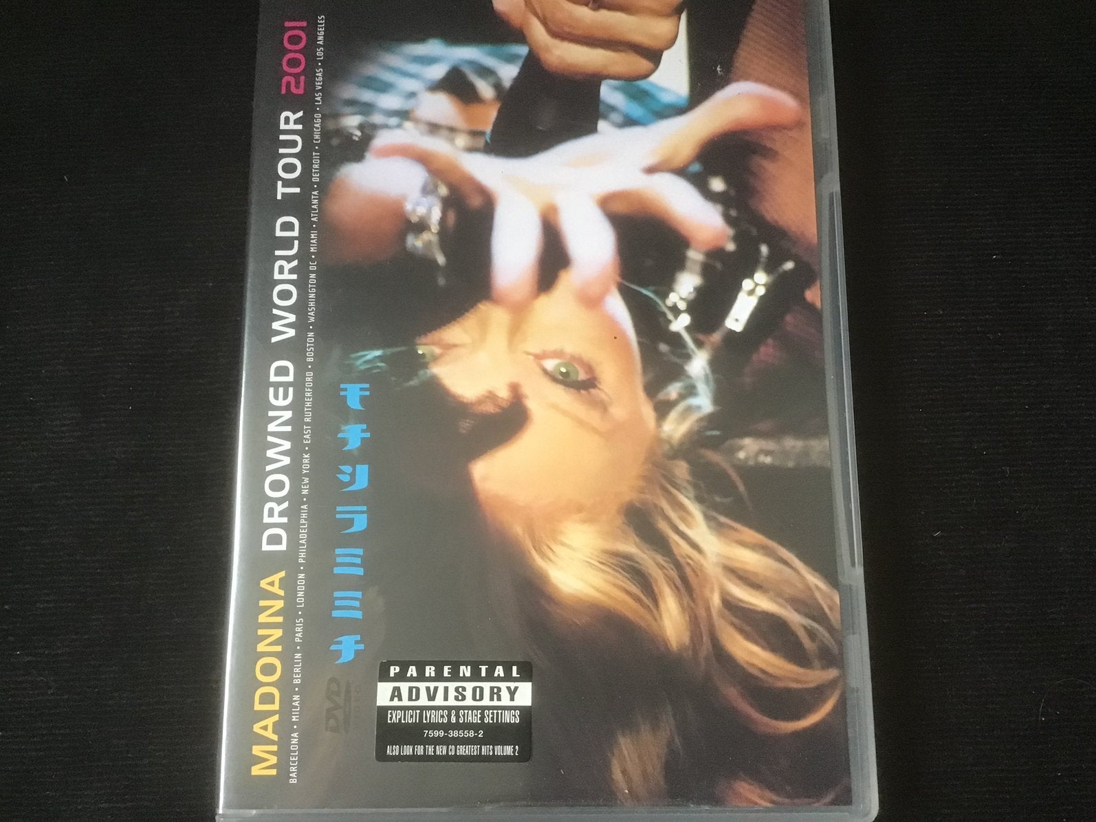 Madonna, World Drowned Tour 2001 dvd, Alle leeftijden, Ophalen of Verzenden, Zo goed als nieuw