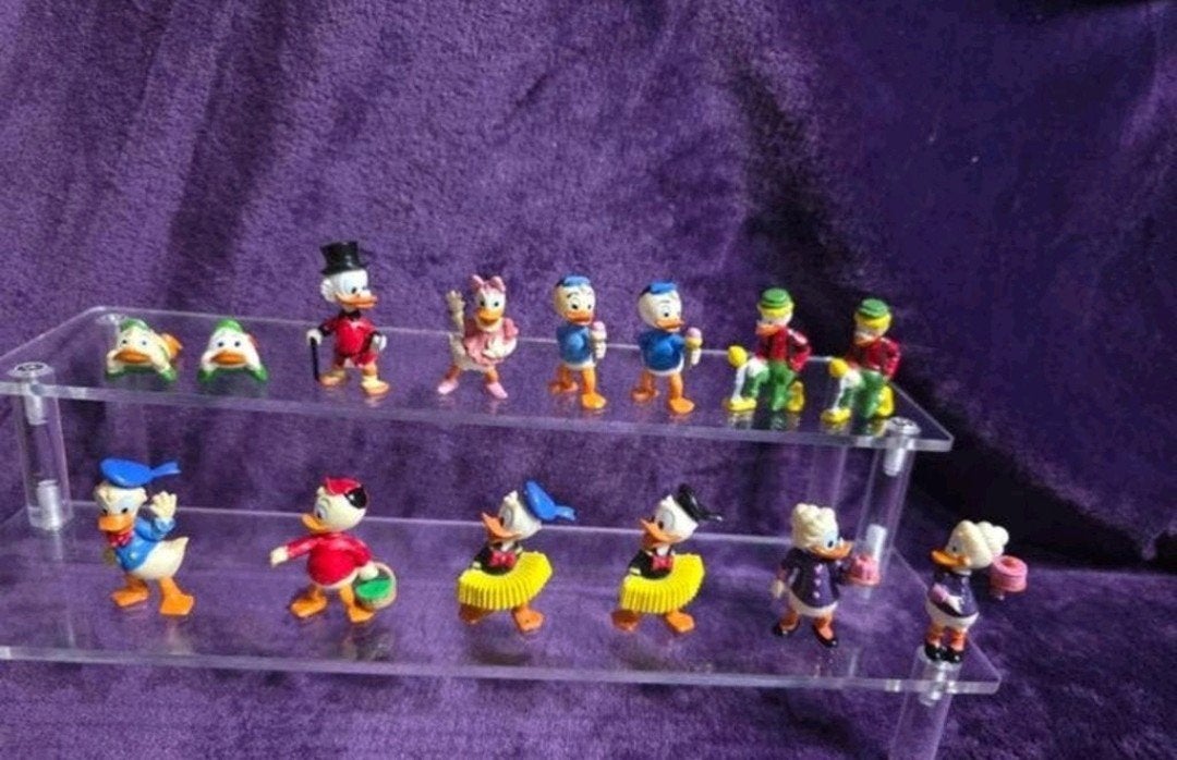 Complete set Donalds Flotte Familie 1987 Kinder Surprise, Ophalen of Verzenden, Zo goed als nieuw, Hardplasticfiguren