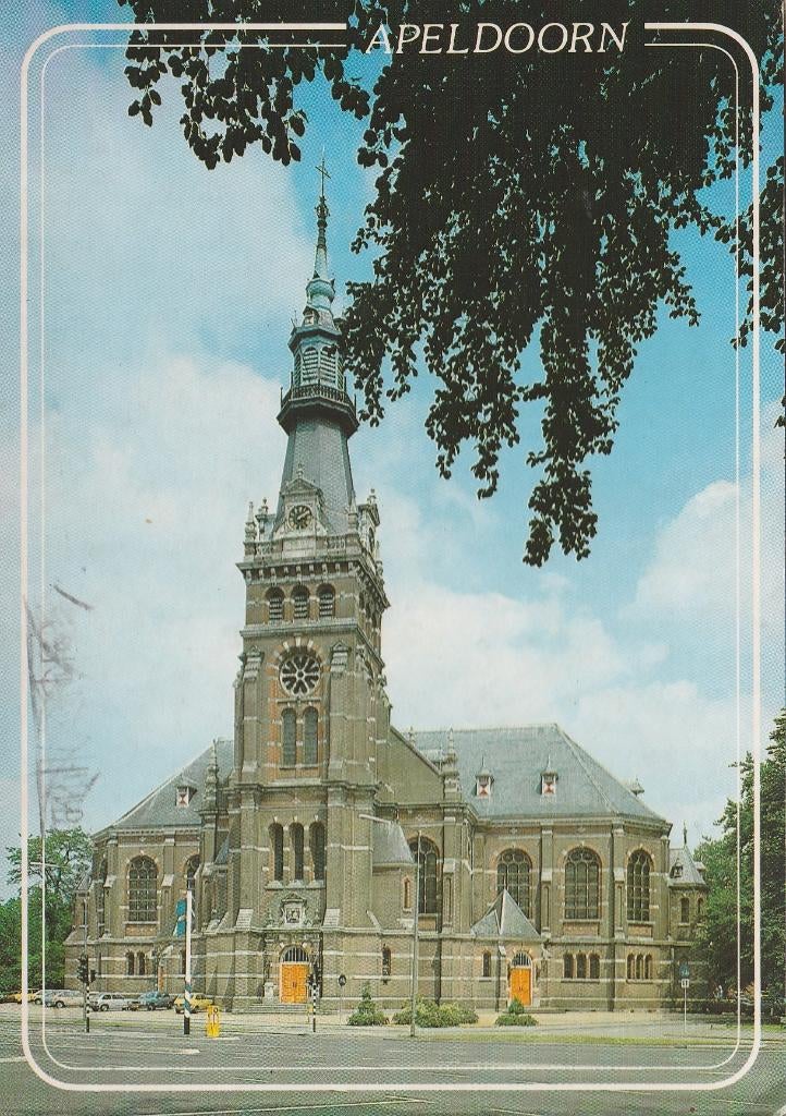 APELDOORN Grote Kerk (Met Kader), Verzamelen, Verzenden, 1980 tot heden, Gelopen, Gelderland