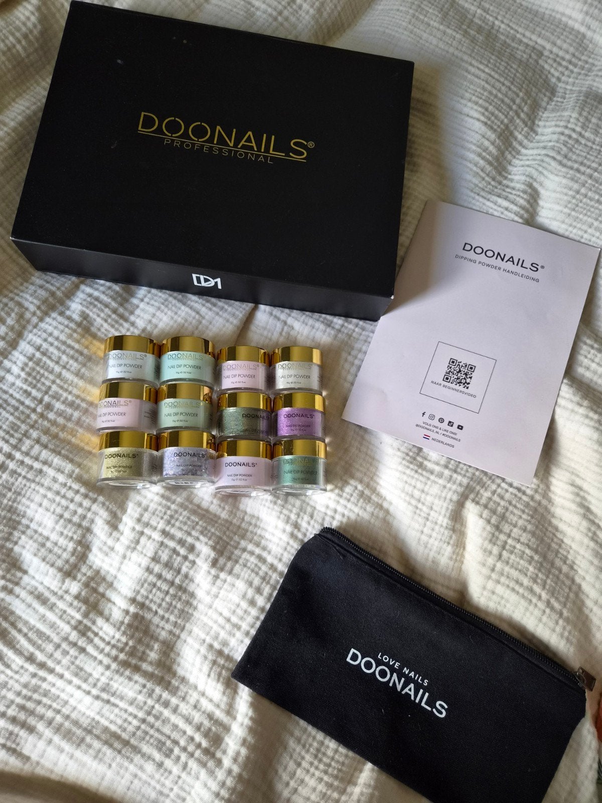 Doonails Dip Powder Set - 13 potjes (nieuw/licht gebruikt), Ophalen of Verzenden, Zo goed als nieuw, Overige typen