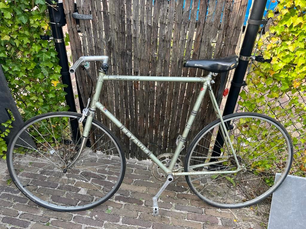 Groene fixiefiets Batavus, Fietsen en Brommers, Ophalen, Gebruikt, Staal, Batavus