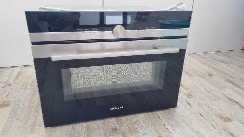 Siemens luxe inbouw Combi-oven CM636GNS1 (dec 2019), Ophalen, 45 tot 50 cm, Gebruikt, Siemens