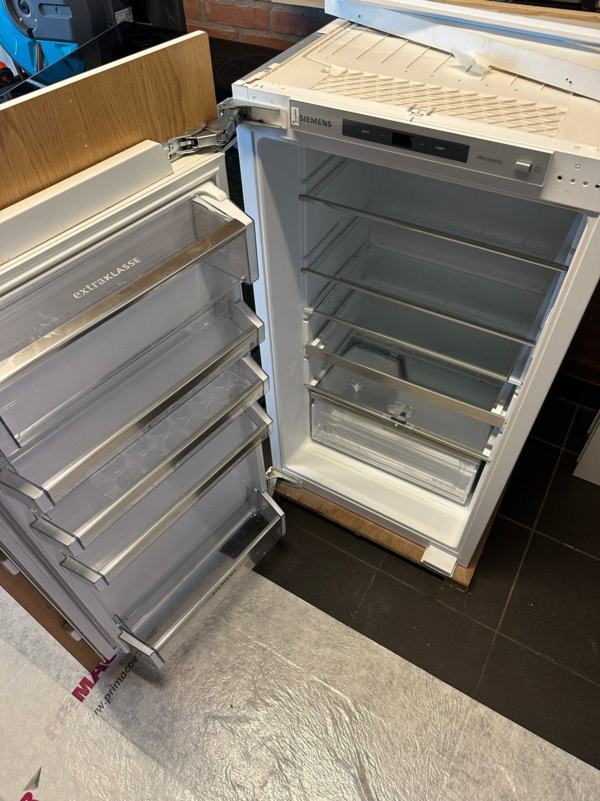 Siemens inbouwkoelkast, Witgoed en Apparatuur, Koelkasten en IJskasten, 100 tot 150 liter, 45 tot 60 cm, Ophalen, 85 tot 120 cm