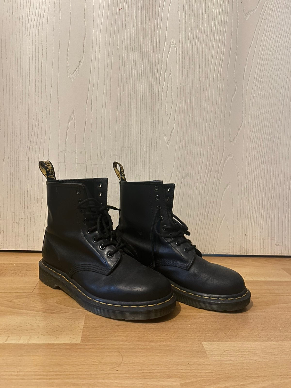 Dr. Martens veterlaarzen, Ophalen of Verzenden, Zo goed als nieuw, Zwart, Hoge laarzen