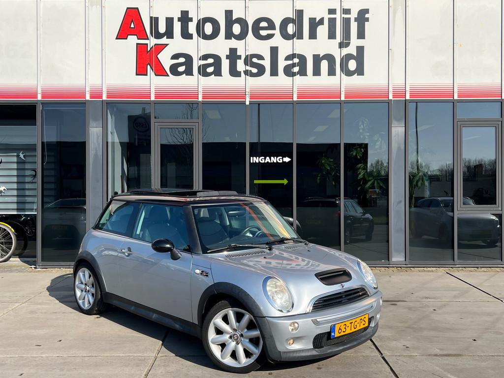 Mini Mini 1.6 Cooper S 163 PK - Panorama Dak - 6 BAK, Auto's, Mini, Voorwielaandrijving, Gebruikt, Zwart, 4 cilinders