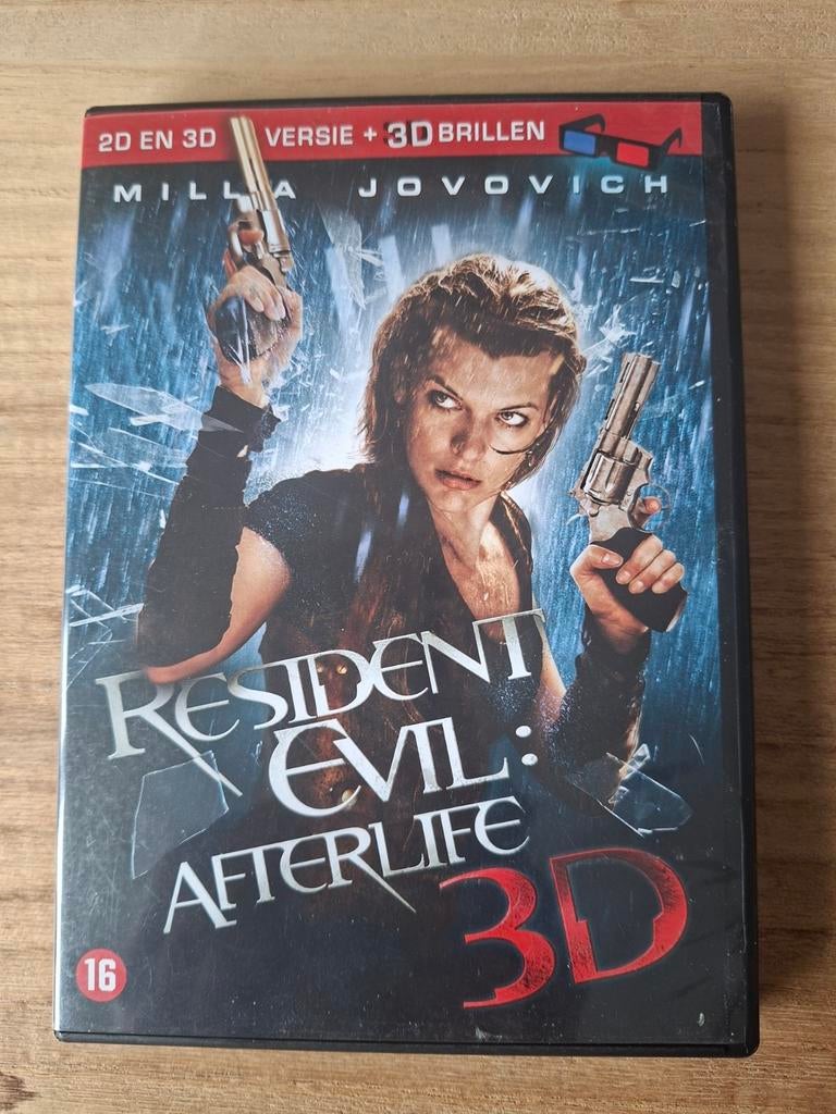 Resident Evil: Afterlife 3D, Cd's en Dvd's, Dvd's | Thrillers en Misdaad, Gebruikt, Actiethriller, Vanaf 16 jaar, Ophalen of Verzenden