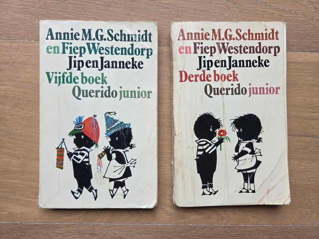 Oude boekjes Jip en Janneke, Annie MG Schmidt / Westendorp, Boeken, Ophalen of Verzenden, Gelezen, Verhalen