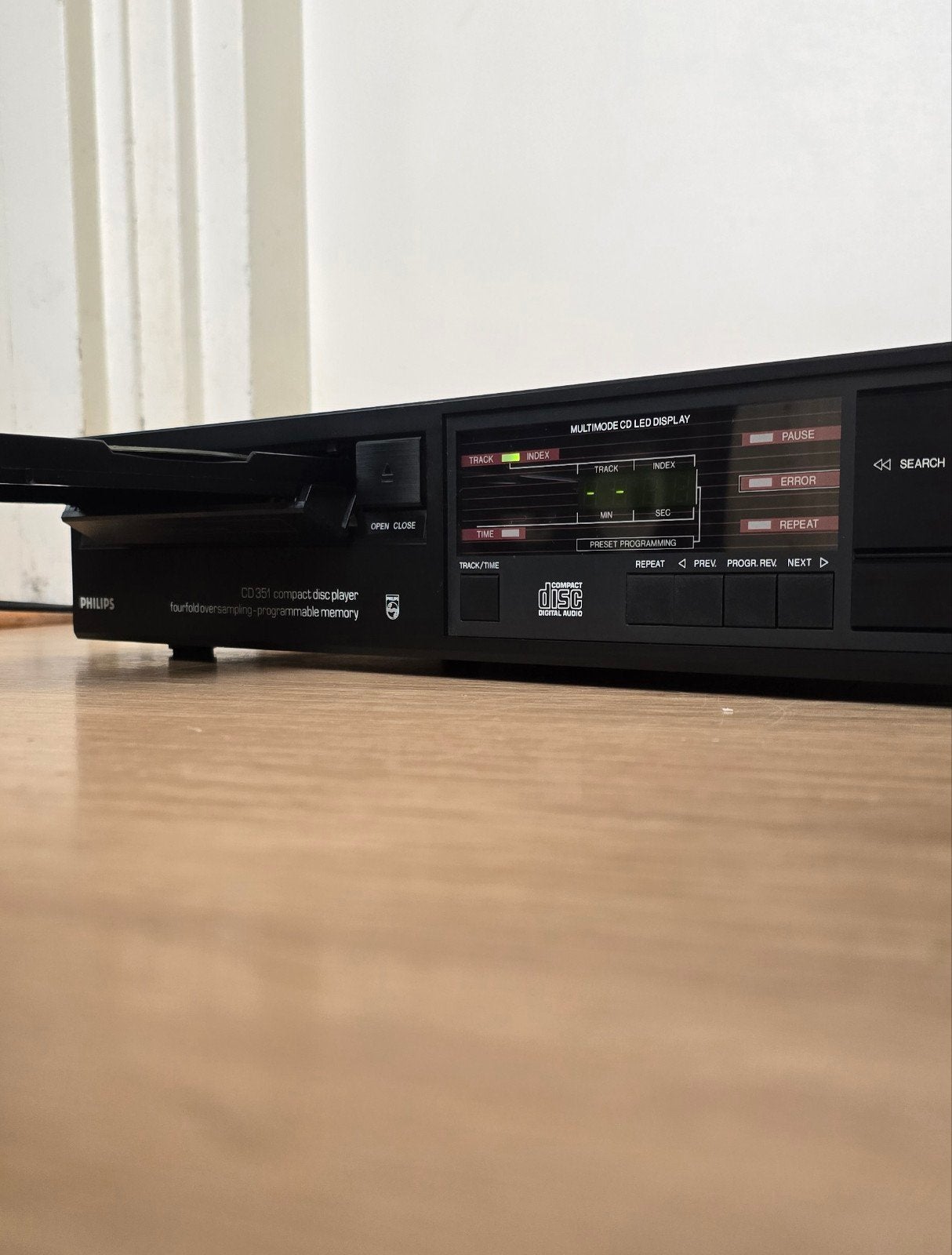 Philips CD351/00B CD-speler - Vintage Audio, Ophalen of Verzenden