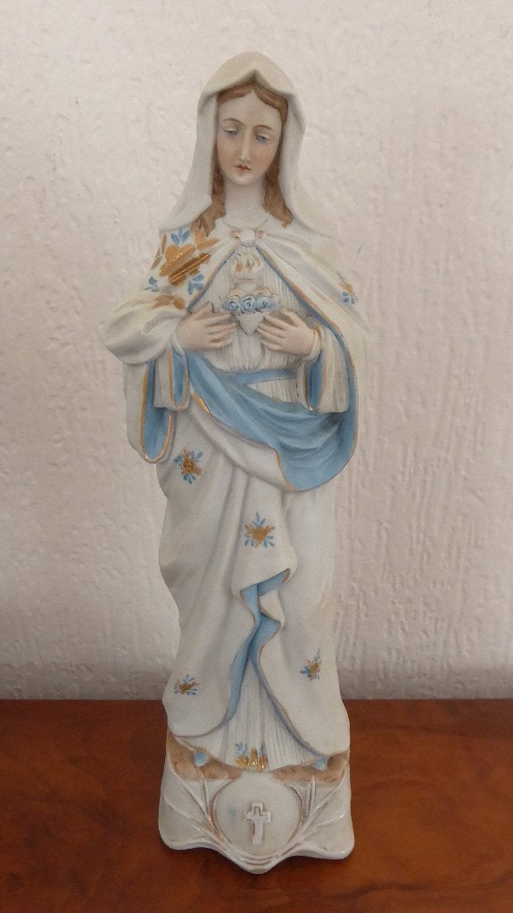 TOP antiek porseleinen Maria beeld 1889-1896 Hutschenreuther, Ophalen of Verzenden