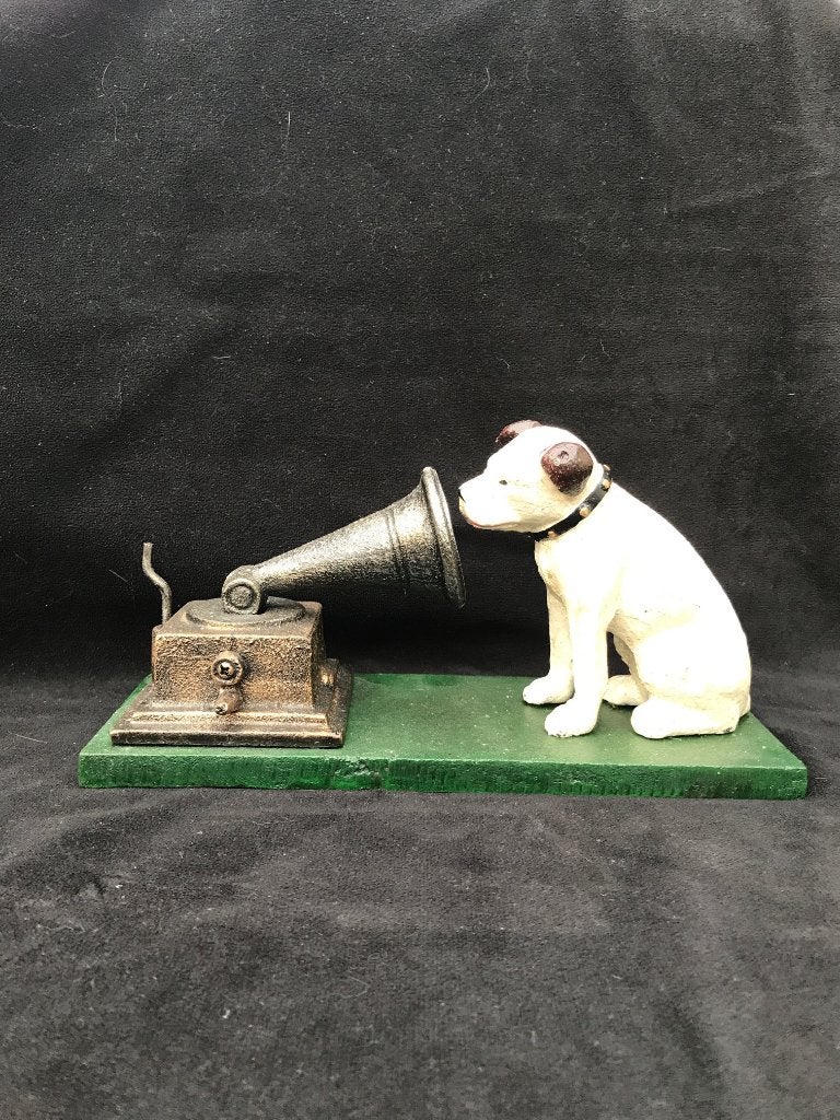 Retro Hondje Nipper met grammofoon., Verzamelen, Ophalen of Verzenden, Audio en Video