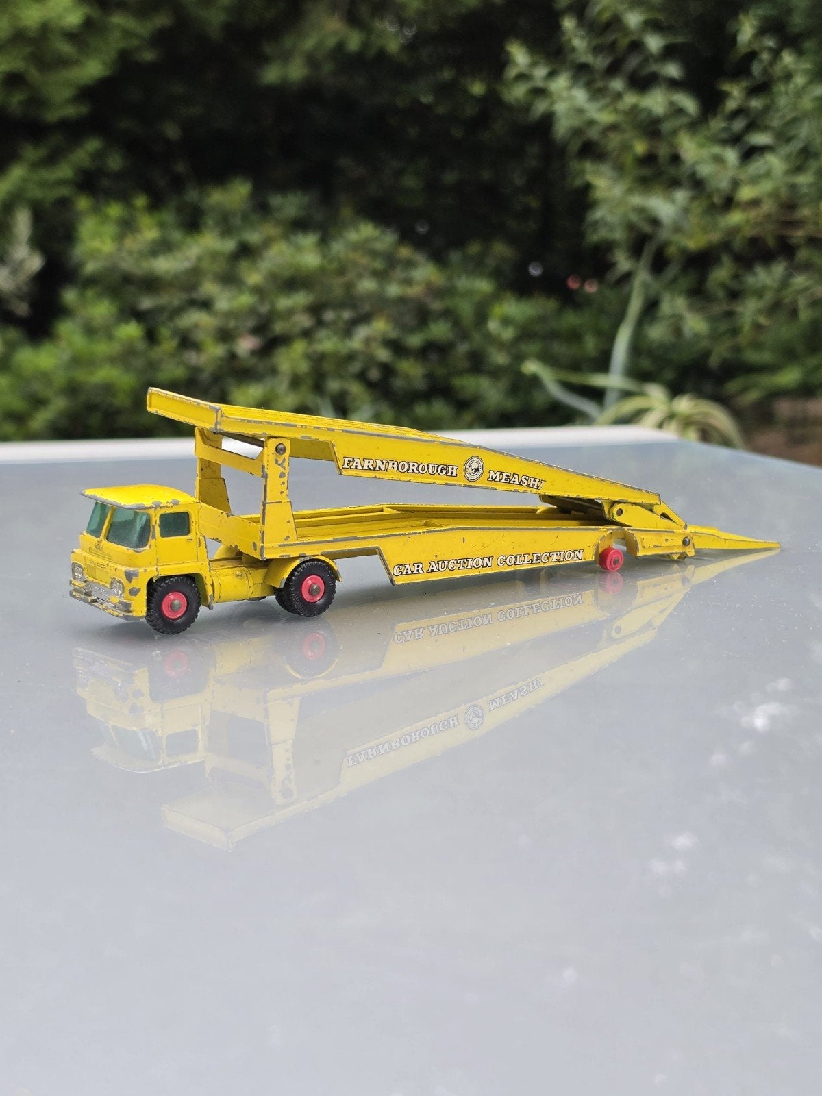 Oude Matchbox Lesney Guy Warrior Car Transporter K-8, Ophalen of Verzenden, Gebruikt, Bus of Vrachtwagen, Matchbox