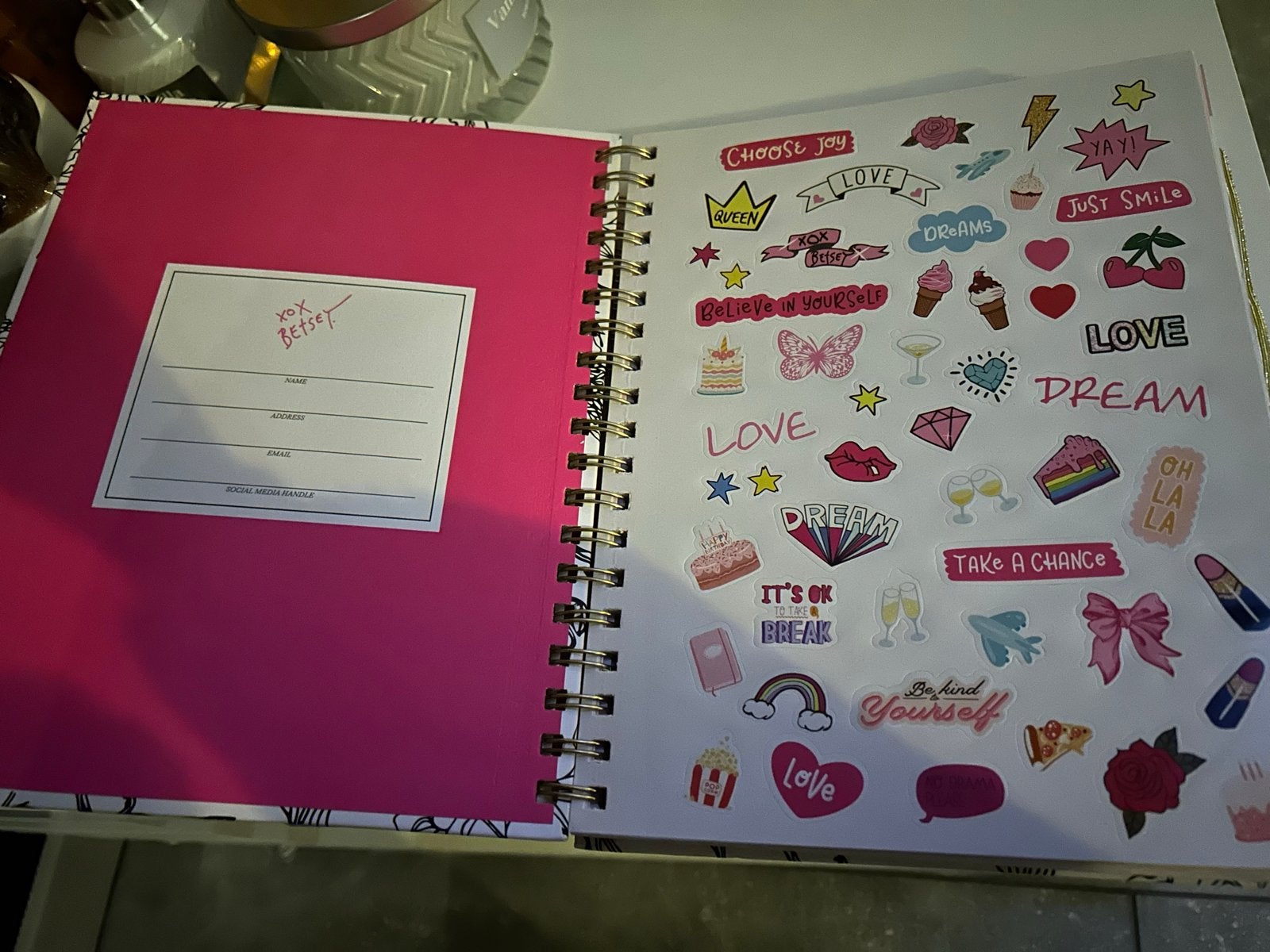 Betsey Johnson Agenda Planner 2026 2027 lunar calender, Diversen, Ophalen of Verzenden, Nieuw