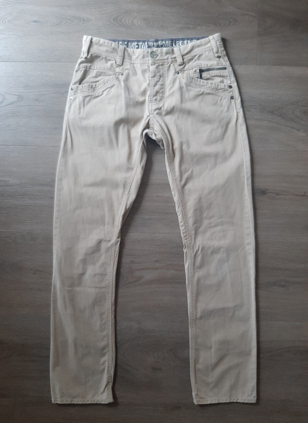 PME Legend Bare Metal zandkleurige jeans W31 L34, Overige kleuren, W32 (confectie 46) of kleiner, Ophalen of Verzenden, Zo goed als nieuw