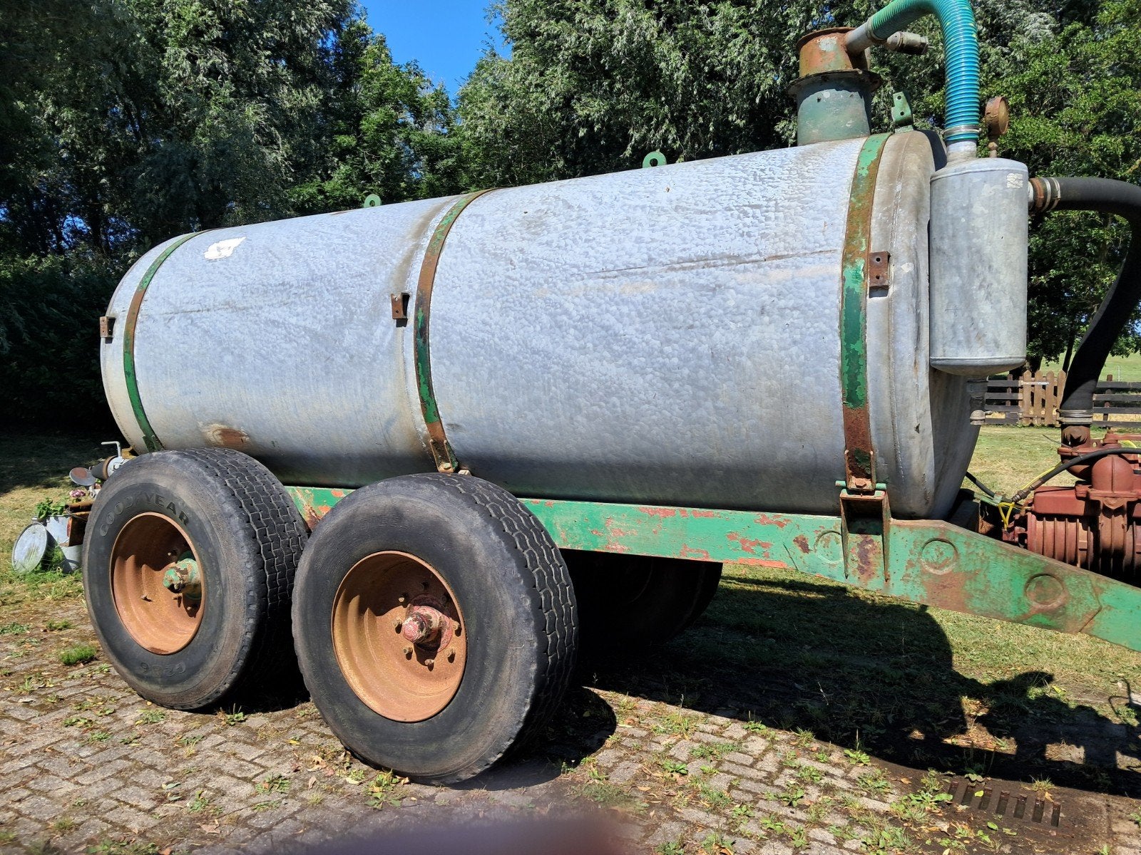 Watertank, mesttank, Ophalen, Gewasbescherming en Bemesting