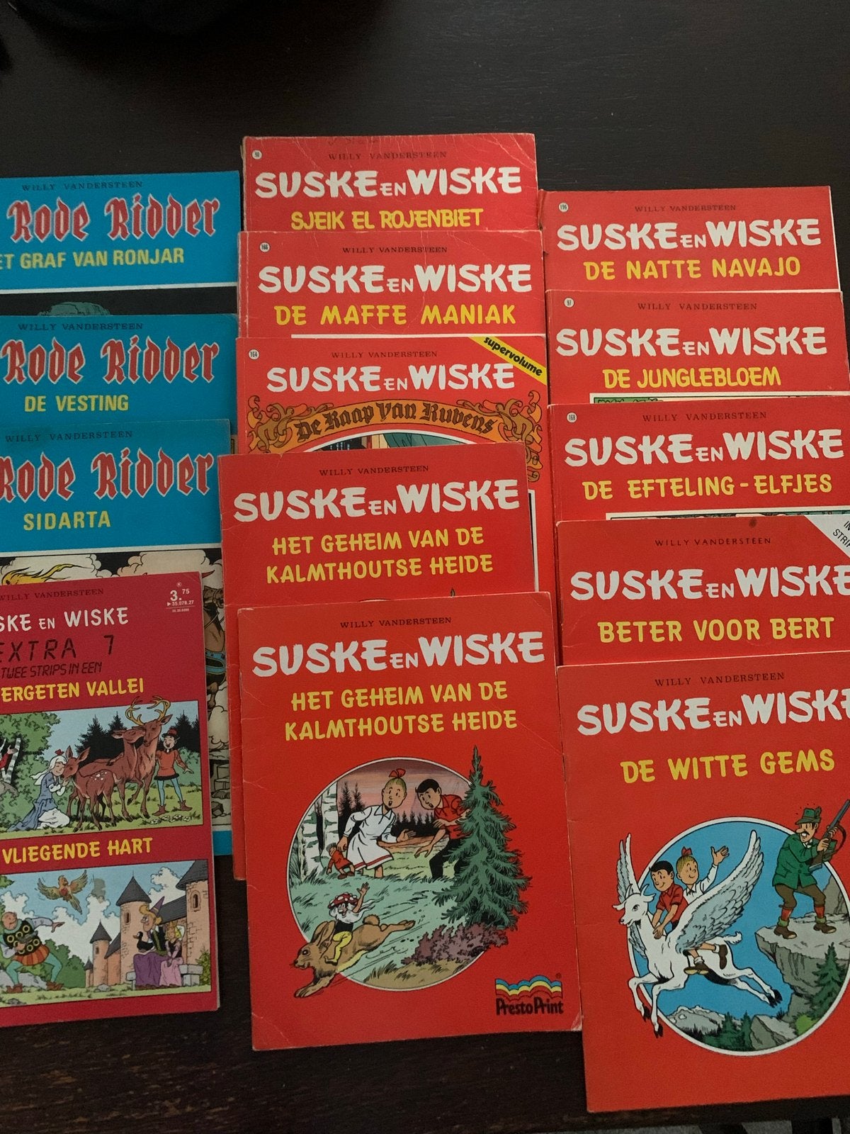 Grote collectie Suske en Wiske en Rode Ridder stripboeken, Meerdere stripboeken, Ophalen, Gelezen