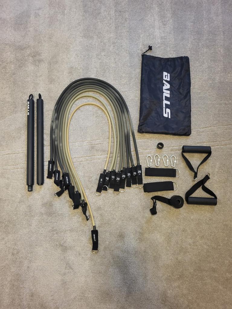 Baills weerstandsbanden set, Sport en Fitness, Fitnessmaterialen, Ophalen, Gebruikt, Benen, Weerstandband